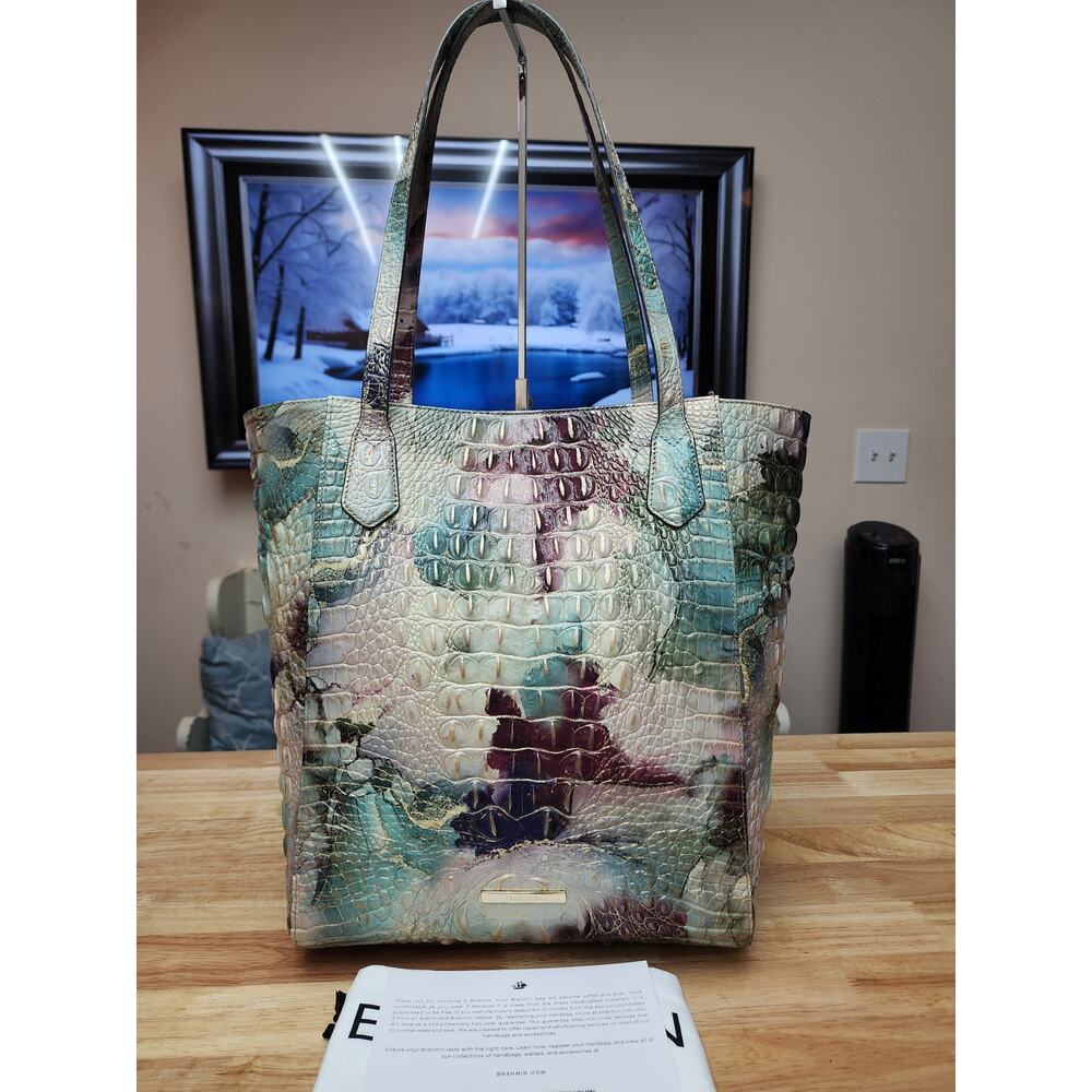 NWT Brahmin Jayden Tote in Nirvana Genuine Leather